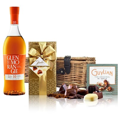 Glenmorangie 10 Year Old Single Malt Whisky And Chocolates Hamper